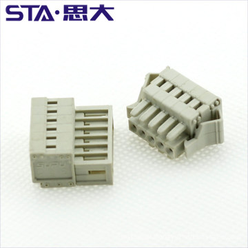 Female male mcs connector with spring-clamp 3.5mm protected against mismating VDE CE ROHS certification connector